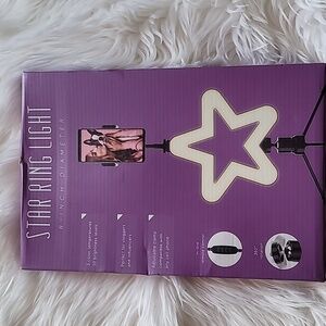 Star Ring Light 8 Inch With Phone Mount